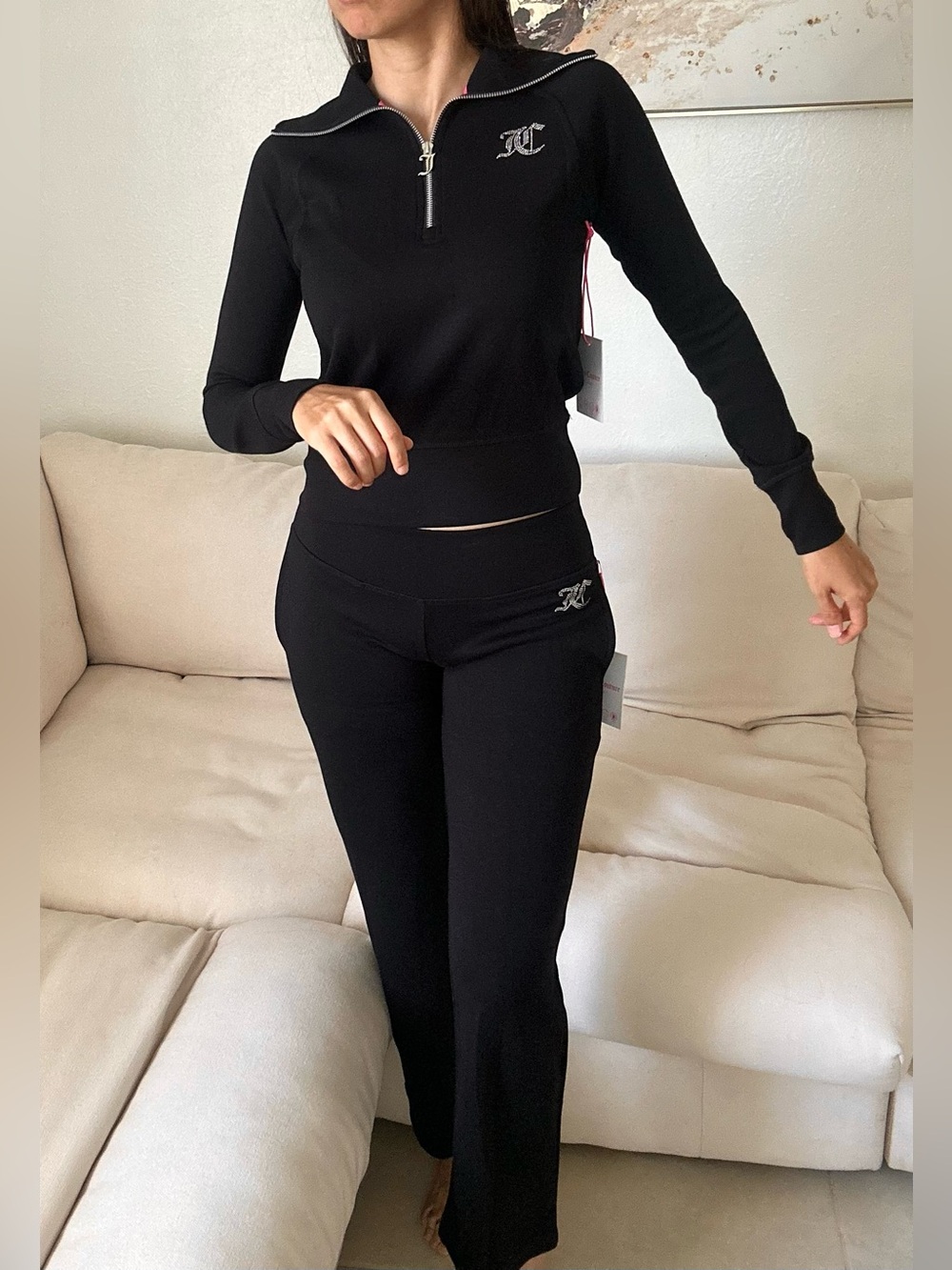 Juicy Couture Sport Pants & Top Set XS NEW